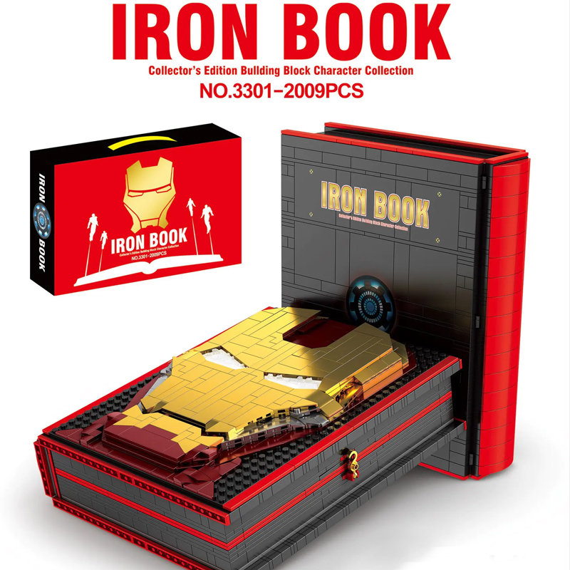 Custom 3301 J15 Iron Book Marvel Super Heroes 1 - ZHEGAO Block