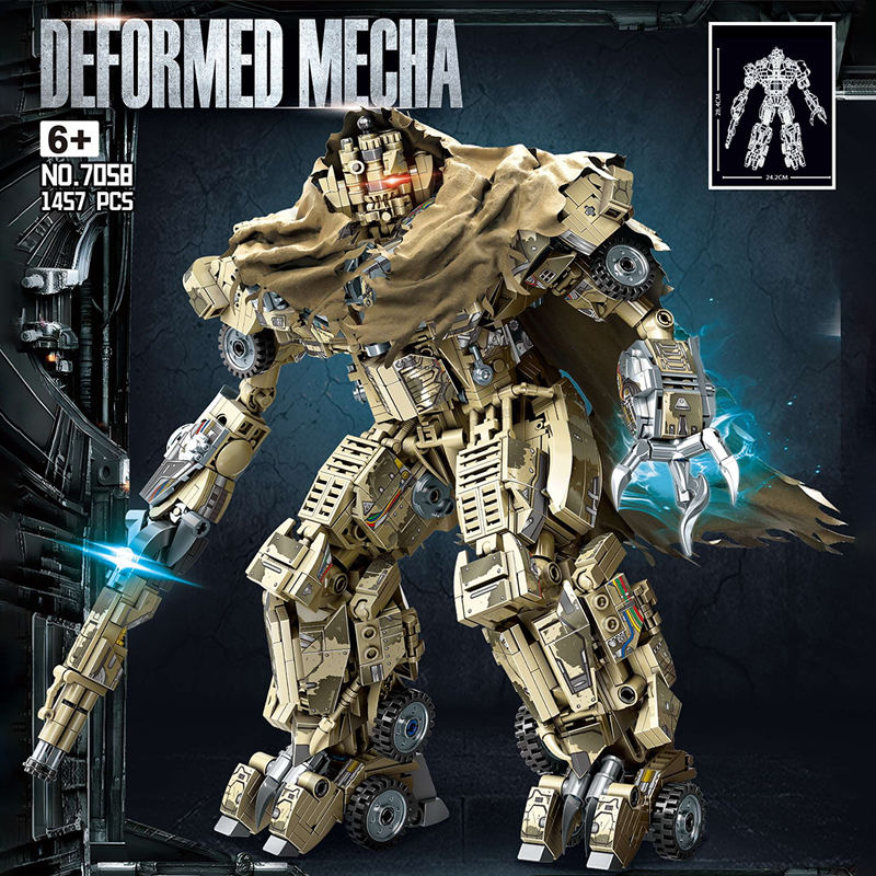 LW 7058 Deformed Mecha Megabot 1 - ZHEGAO Block