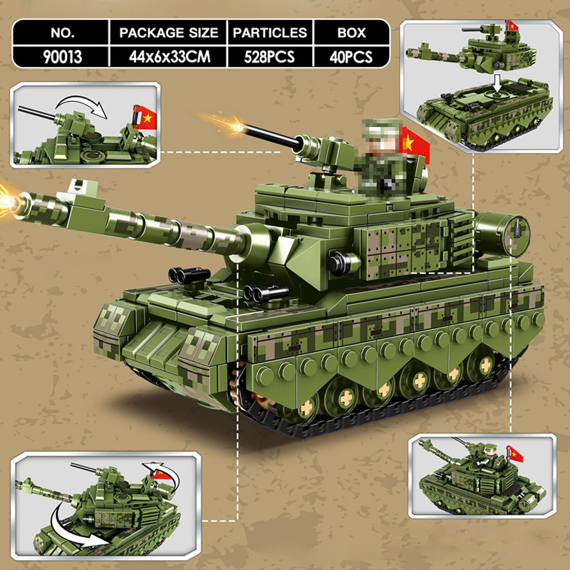 LWCK 90013 TYPE 99 Main Battle Tank 4 - ZHEGAO Block