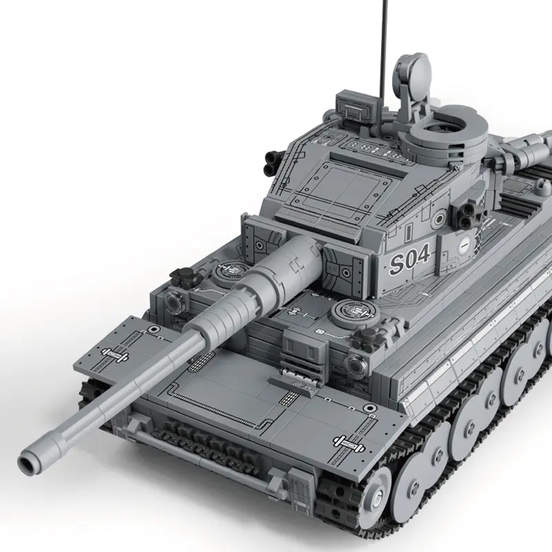 LWCK 90023 Flourishing Age Strengthen The Army Panzerkampfwagen Tiger Ausfuhrung E 2 - ZHEGAO Block