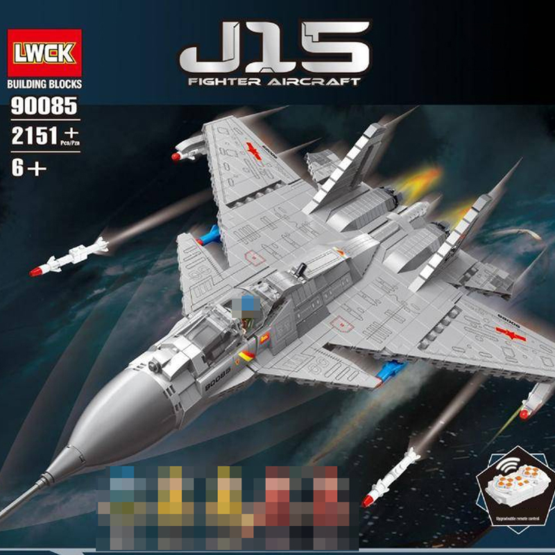 LWCK 90085 J15 Fighter Aircraft 1 - ZHEGAO Block