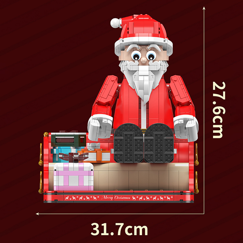 Mould King 10072 Santa Claus Christmas Seasonal 5 - ZHEGAO Block