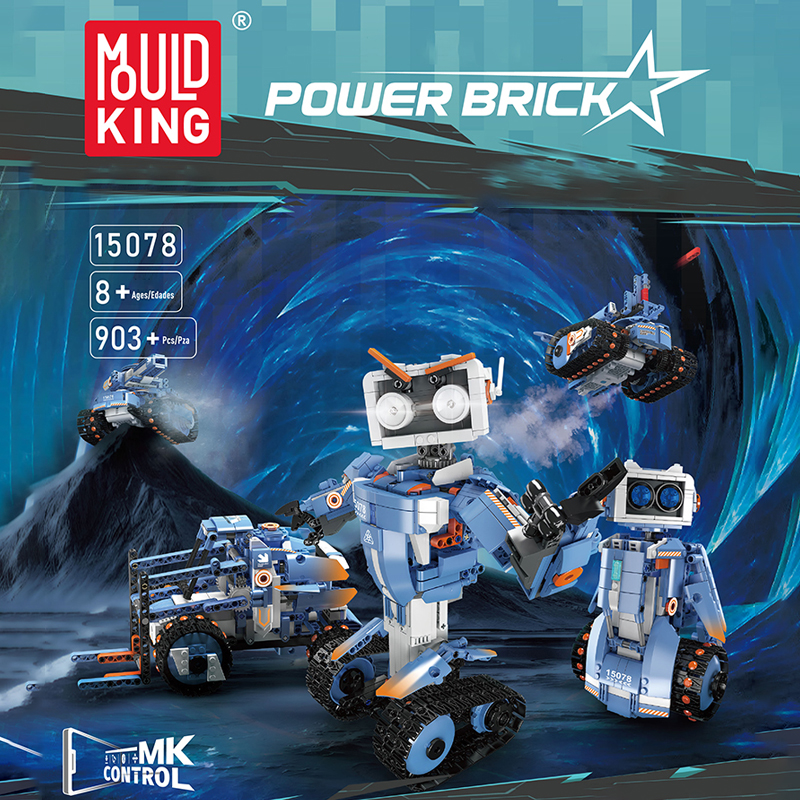 Mould King 15078 Motor Five Change Robot Carl 1 - ZHEGAO Block