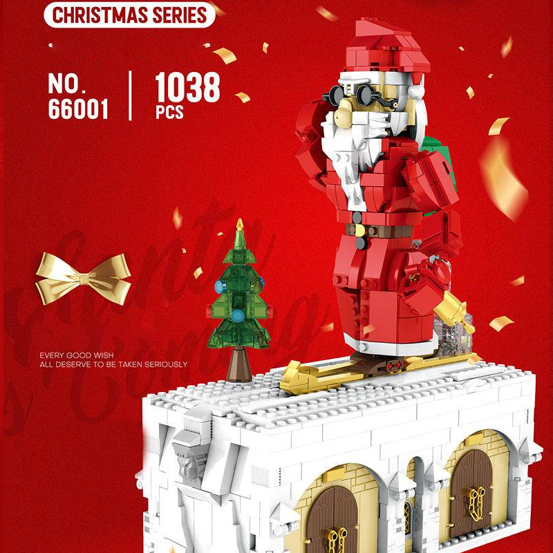 Reobrix 66001 Santa Coming Christmas 4 - ZHEGAO Block