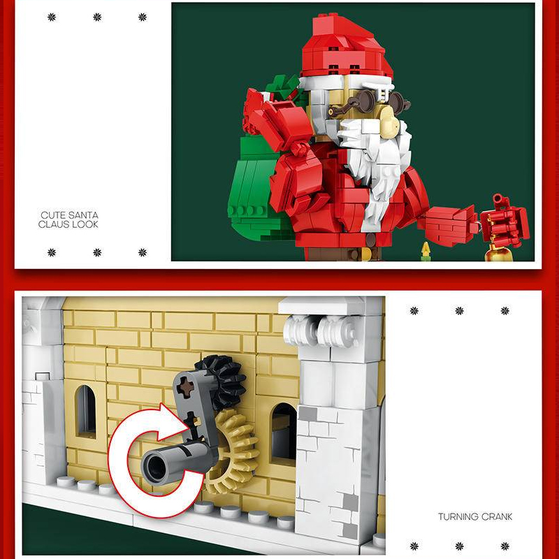 Reobrix 66001 Santa Coming Christmas 5 - ZHEGAO Block