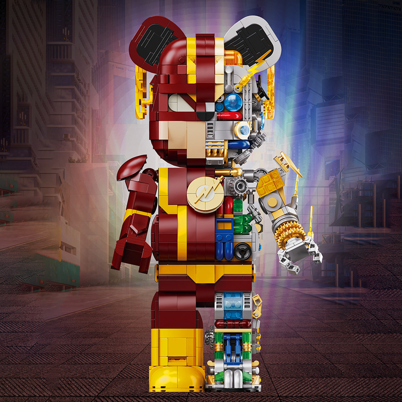 WANGAO 188012 The Flash Bear Robot Super Hero 5 - ZHEGAO Block