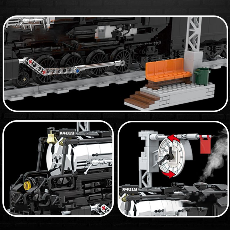 DK 80014 Big Boy Simulation Train 2 - ZHEGAO Block