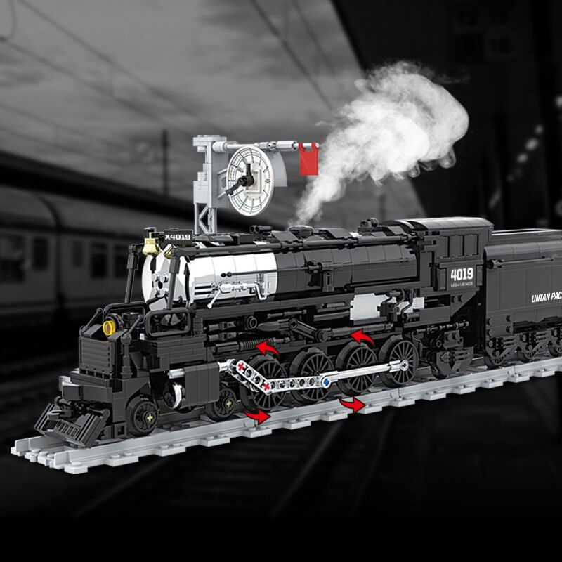 DK 80014 Big Boy Simulation Train 4 - ZHEGAO Block