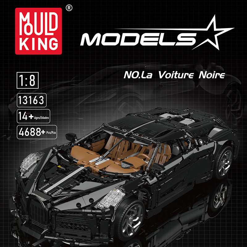 Mould King 13163 Bugatti La Voiture Noire With Motor 1 - ZHEGAO Block