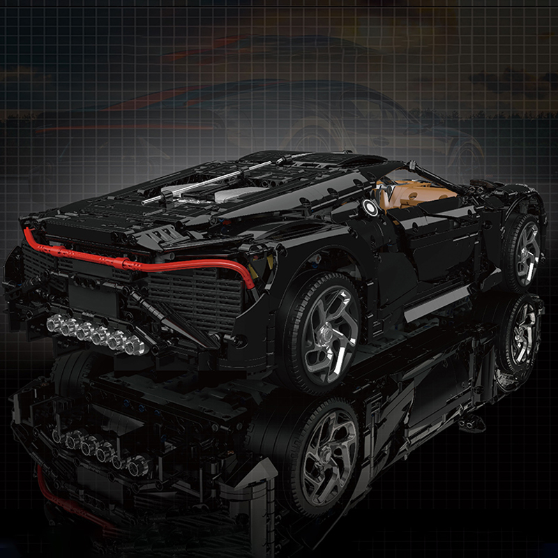 Mould King 13163 Bugatti La Voiture Noire With Motor 2 - ZHEGAO Block