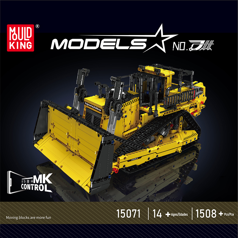 Mould King 15071 D11 Bulldozer 1 - ZHEGAO Block