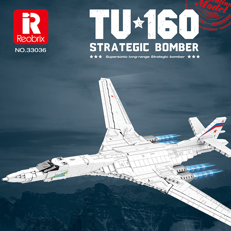 Reobirx 33036 TU 160 Strategic Bomber 1 - ZHEGAO Block